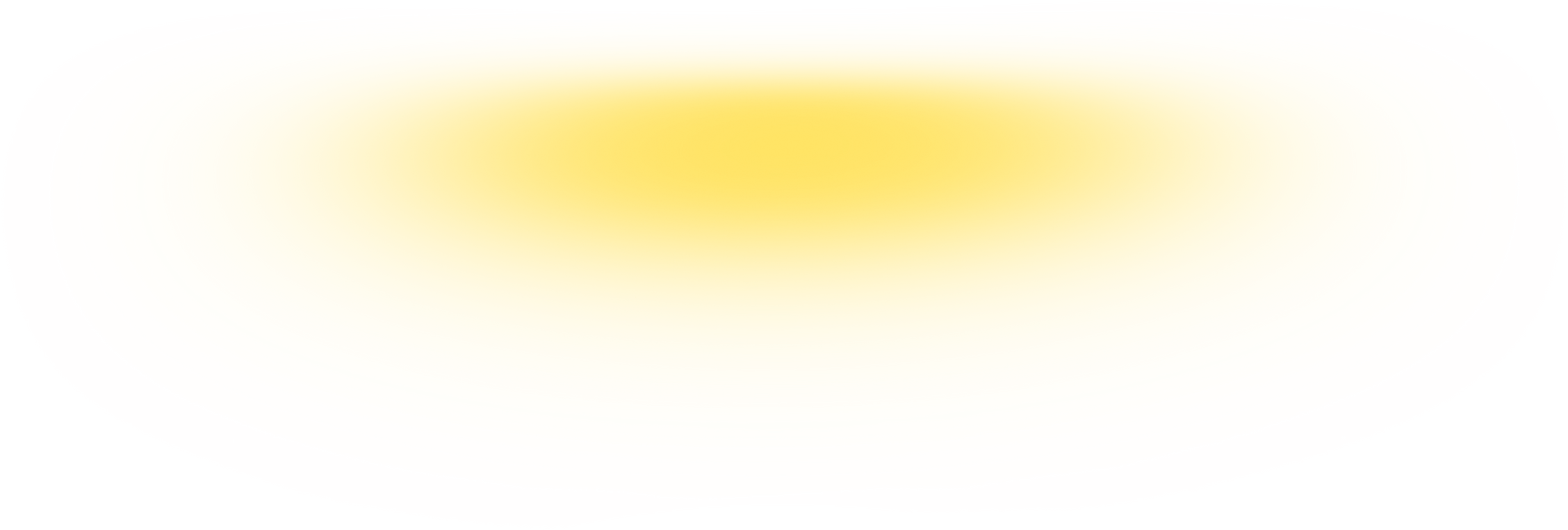 Yellow glow gradient shadow